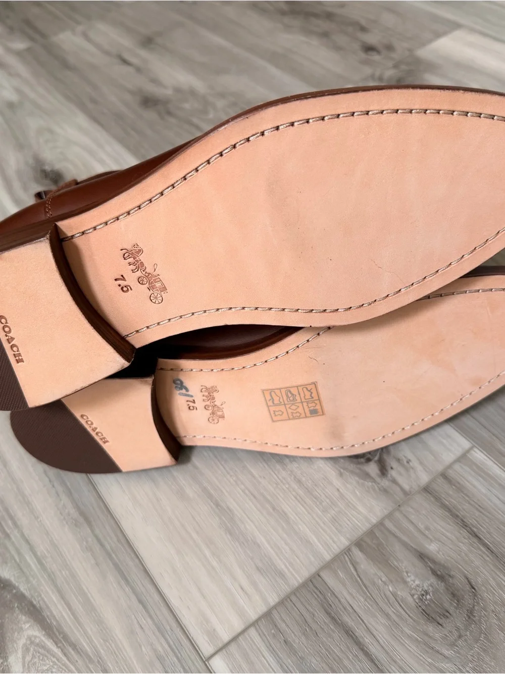 Coach Men’s Brown Leather Chelsea Boots US 7.5D NWT